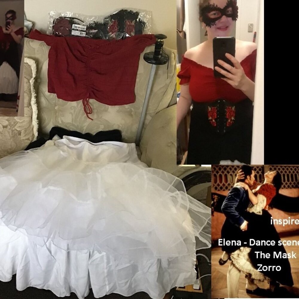 Ladies Zorro Elena Renaissance Costume